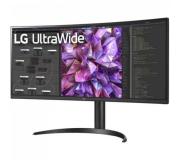 LG Ultrawide Monitor LED 34" Curvo LED IPS UWQHD - Respuesta 5ms - Angulo de Vision 178º - Ajustable en Altura, Inclinable y Giratorio - 21:9 - USB-A, USB-C, RJ-45, HDMI, DisplayPort - VESA 100x100mm