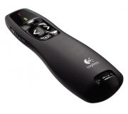 Logitech R400 Presentador Laser Inalambrico - Radio de Accion 15m - Color Negro