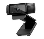 Logitech C920 Webcam HD Pro 1080p - USB 2.0 - Microfonos Integrados - Enfoque Automatico - Cable de 1.83m - Color Negro