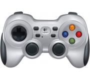 Logitech F710 Mando/Gamepad Inalambrico USB - Para PC - 12 Botones - Color Plata/Negro