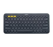 Logitech K380 Teclado Inalambrico Bluetooth - Hasta 3 Dispositivos Simultaneamente - Color Gris Oscuro