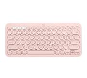 Logitech K380 Teclado Inalambrico Bluetooth - Hasta 3 Dispositivos Simultaneamente - Color Rosa