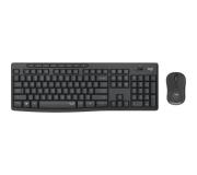 Logitech MK295 Pack Inalambrico Teclado + Raton 1000dpi - 3 Botones - Teclas y Botones Silenciosos - Uso Ambidiestro - Color Negro
