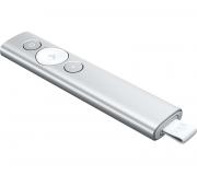 Logitech Spotlight Presentador Inalambrico - Radio de Accion 30m - Vibracion - Color Plata