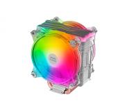 Mars Gaming Doble Ventilador CPU 120mm con Disipador - Iluminacion ARGB - Hasta 220W - Velocidad Max. 1600rpm - 6 Heatpipes