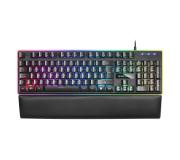 Mars Gaming MK320 Teclado Hibrido USB - Retroiluminacion LED RGB - Reposamuñecas Acolchado - Antighosting - Cable de 1.50m