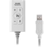 Mars Gaming MSC2W Tarjeta de Sonido Externa 7.1 USB - Jack 3.5mm Audio