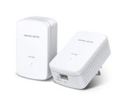 Mercusys MP500 Adaptador Powerline - 1000Mbps - Alcance 300m - Gigabit Ethernet - Pack de 2