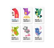 Milan 436A Goma de Borrar Rectangular Flexible - Miga de Pan - Caucho Sintetico - Dibujos Infantiles - Dibujos Surtidos