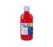 Milan Botella de Pintura para Dedos - 500ml - Facil Aplicacion - Mezclable - Color Rojo
