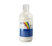 Milan Botella de Tempera - 500ml - Tapon Dosificador - Secado Rapido - Mezclable - Color Blanco