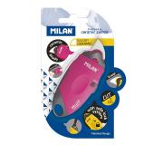 Milan Capsule Ceramic Cuter de Hoja Ceramica Reemplazable - Tamaño Bolsillo - Diseño Ergonomico - Sistema de Bloqueo - Color Aleatorio