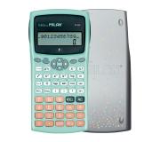 Milan M240 Calculadora Cientifica 10+2 Digitos - Pantalla de 2 Lineas - 240 Funciones Integradas Incluyendo 124 Cientificas - Carcasa Protectora - Color Turquesa