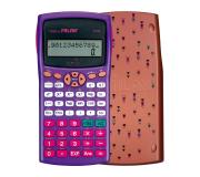 Milan M240 Calculadora Cientifica Copper 10+2 Digitos - Pantalla de 2 Lineas - 240 Funciones Integradas Incluyendo 124 Cientificas - Carcasa Protectora Estampada - Color Violeta