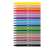 Milan Pack de 18 Rotuladores - Punta Conica 5mm - Tinta al Agua - Lavable - Colores Surtidos