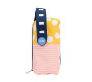 Milan Swims Pack de 4 Estuches portatodo con Contenido de Serie - Contenido: Goma de Borrar, 2 Sacapuntas, 1 Lapiz de Grafito HB, 3 Boligrafos (Verde, Negro y Rojo), 1 Regla de 15 cm, 12 Lapices de Colores Ergo y 12 Rotuladores