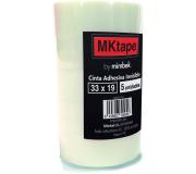 MKtape Pack de 5 Rollos de Cinta Adhesiva Invisible 19mm x 33m