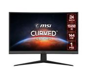MSI Optix G24C6 Monitor Gaming LED 23.6" Curvo 1500R FullHD 1080p 144Hz FreeSync Premiun - Respuesta 1ms - Angulo de Vision 178º - 16:9 - HDMI, DP - VESA 100x100mm