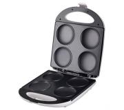 Muvip Arepera 1400W - Capacidad para 4 Arepas de 10cm aprox. - Recubrimiento Antiadherente - Asa Tacto Frio