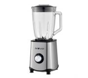 Muvip Batidora de Vaso 1300W 1.5L - 2 Velocidades - Cuerpo y Chuchillas de Acero Inoxidable - Funcion Pica Hielo - Bloqueo de Seguridad