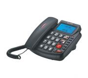 Muvip Bigphone Telefono Fijo Sobremesa con Botones Grandes - Ideal para Personas Mayores - Pantalla LCD - Identificador de Llamadas - Funcion Manos Libres