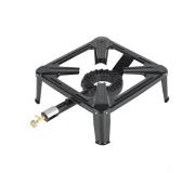 Muvip Cocina de Gas 1 Fuego - Quemador de Hierro Fundido - 7kw de Potencia - Llave de Regulacion de Gas