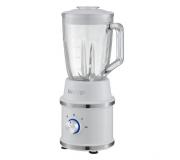Muvip Desing White Batidora de Vaso 1300W 1.5L - 2 Velocidades - Chuchillas de Acero Inoxidable - Funcion Pica Hielo - Bloqueo de Seguridad