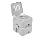 Muvip Inodoro Quimico Portatil - Deposito 20L - Tanque de Agua 12L - Bomba Manual de Fuelle