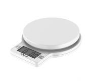 Muvip Round Kitchen Bascula de Cocina Digital - Sensor de Alta Precision - Apagado Automatico - Peso Max. 5kg