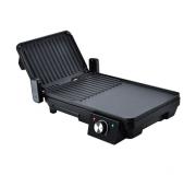 Muvip Sandwichera + Plancha Asar 2000W - Apertura hasta 180º - Placas Grill + Lisa -  Selector de Temperatura - Placa Superior Basculante - Asa Tacto Frio