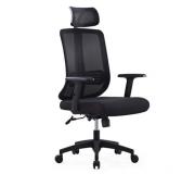 Muvip Silla de Oficina OF1200 - Piston Clase 2 - Mecanismo Reclinable - Reposacabezas - Respaldo de Malla Transpirable - Ajuste de Altura - Peso Max. 120kg