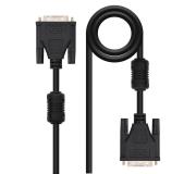 Nanocable Cable DVI Dual Link 24+1 Macho a DVI 24+1 Macho 1.80m - Color Negro
