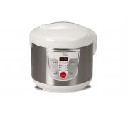 Newcook Robot de Cocina Multifuncion 5L - Programable - 9 Funciones - Recubrimiento Antiadherente - Preserva el Calor 24h - Color Blanco