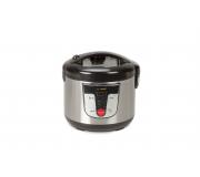 Newcook Robot de Cocina Multifuncion 5L - Programable - 9 Funciones - Recubrimiento Antiadherente - Preserva el Calor 24h - Color Negro