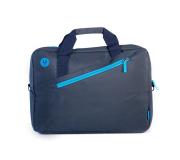 NGS Ginger Maletin para Portatil 15.6" - Acolchado Interior - 2 Compartimentos y Bolsillo Exterior - Color Azul
