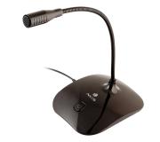 NGS MS115 Microfono de Escritorio Omnidireccional - Ajustable - Boton Mute - Cable de 1.50m - Jack 3.5mm - Color Negro