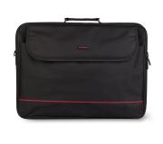 NGS Passenger Plus Maletin para Portatil 18" - Acolchado Interior - 2 Compartimentos y Bolsillo Exterior - Color Negro