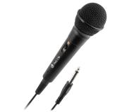 NGS Singer Fire Microfono - Boton On/Off - Jack de 6.3mm - Cable de 3m - Color Negro