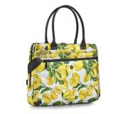 NGS Stella Lemon Maletin para Portatil hasta 16" - Acolchado Interior - 3 Bolsillos Exteriores - Asas de mano y Bandolera - Resistente al Agua - Diseño Estampado