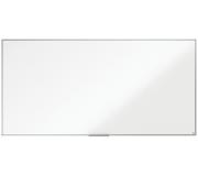 Nobo Essence Pizarra de Melamina 2400x1200mm - Marco de Aluminio Anodizado - Bandeja para Rotuladores - Color Blanco
