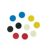 Nobo Pack de 10 Imanes Magneticos para Pizarra Blanca - 13mm - Colores Surtidos
