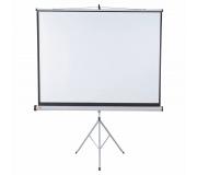 Nobo Pantalla Proyeccion Tripode 1750x1325mm - Flexible 4:3 - Superficie Blanca Mate - Portatil - Color Blanco