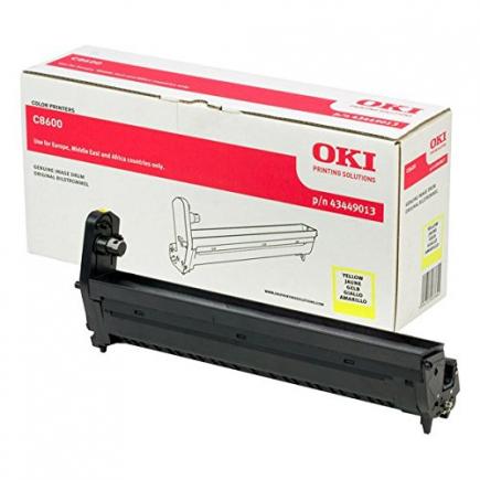 OKI C8600 / C8800 Amarillo Tambor de Imagen Original - 43449013 (Drum)