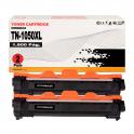 Pack 2 Toner compatibles TN1050 XL / TN-1050 para Brother DCP-1510 1512 1610W 1612W - HL-1110 1210W 1212W 1112 - MFC-1810 1910W (Alta Capacidad Jumbo)