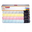 Pack 4 Cartuchos de Toner TN324 TN-324 / TN512 TN-512 Compatible con Konica Minolta Bizhub C258 / C308 / C368 - C454 / C554