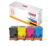 Pack 4x Toner TNP51 Compatible Konica Minolta Bizhub C3110 (A0X5155 A0X5255 A0X5355 A0X5455) TNP-51