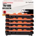Pack 5 Toner compatibles TN1050 / TN-1050 para Brother DCP-1510 1512 1610W 1612W - HL-1110 1210W 1212W 1112 - MFC-1810 1910W