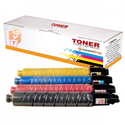 Pack Compatible 4x Toner Ricoh Aficio MP-C306 / MP-C307 / MP-C406