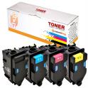 Pack x4 Toner Compatibles Konica Minolta Bizhub C3320i - TNP80K TNP80C TNP80M TNP80Y