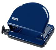 Petrus 52 Taladro Perforador Clasico Metalico - Hasta 20 Hojas - Marcas de Formato - Facil Vaciado - Punzones 5.5mm - Color Azul
